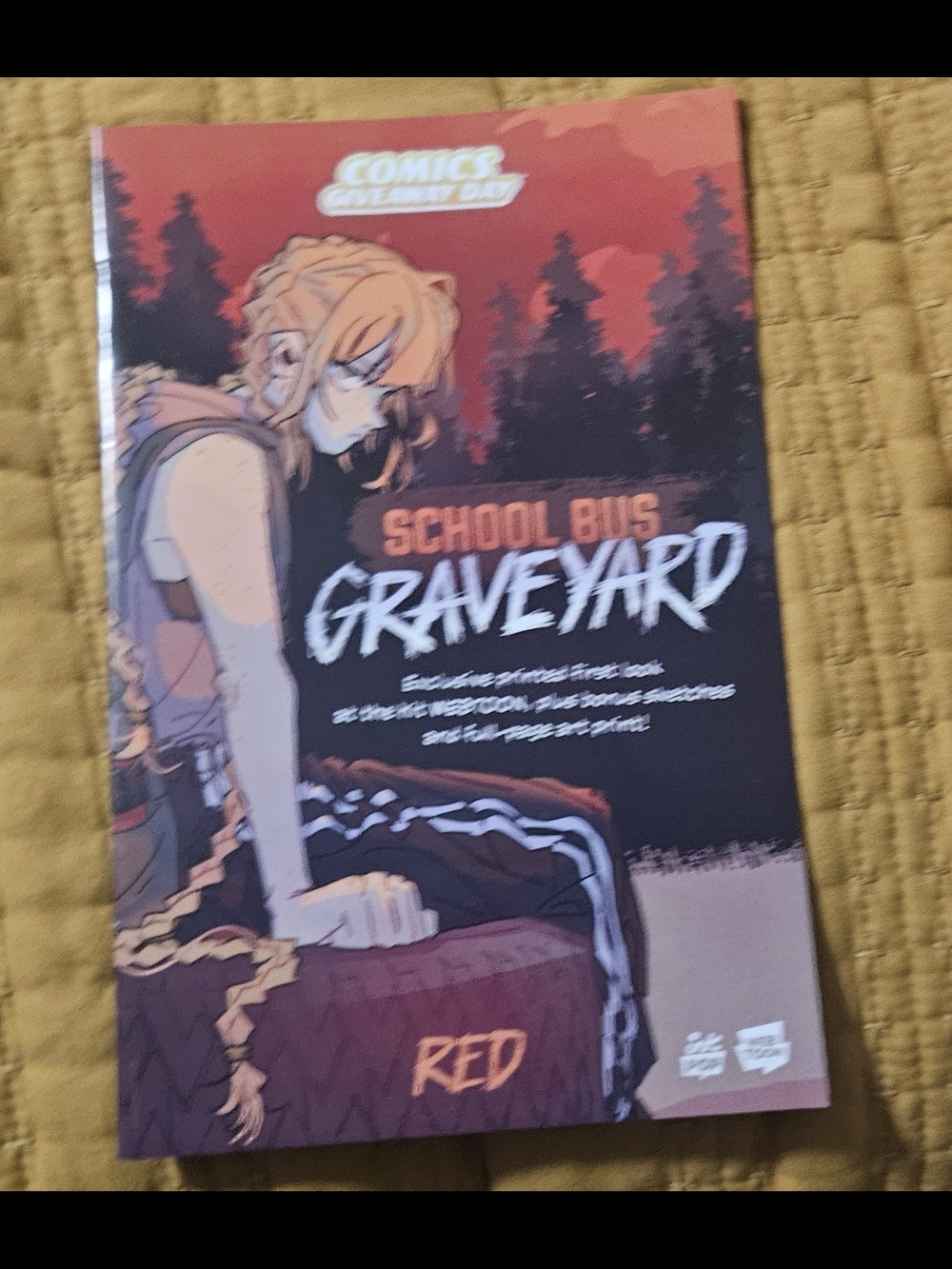 School Bus Graveyard, Volume 1: (A Graphic Novel) by Red Paperback Book